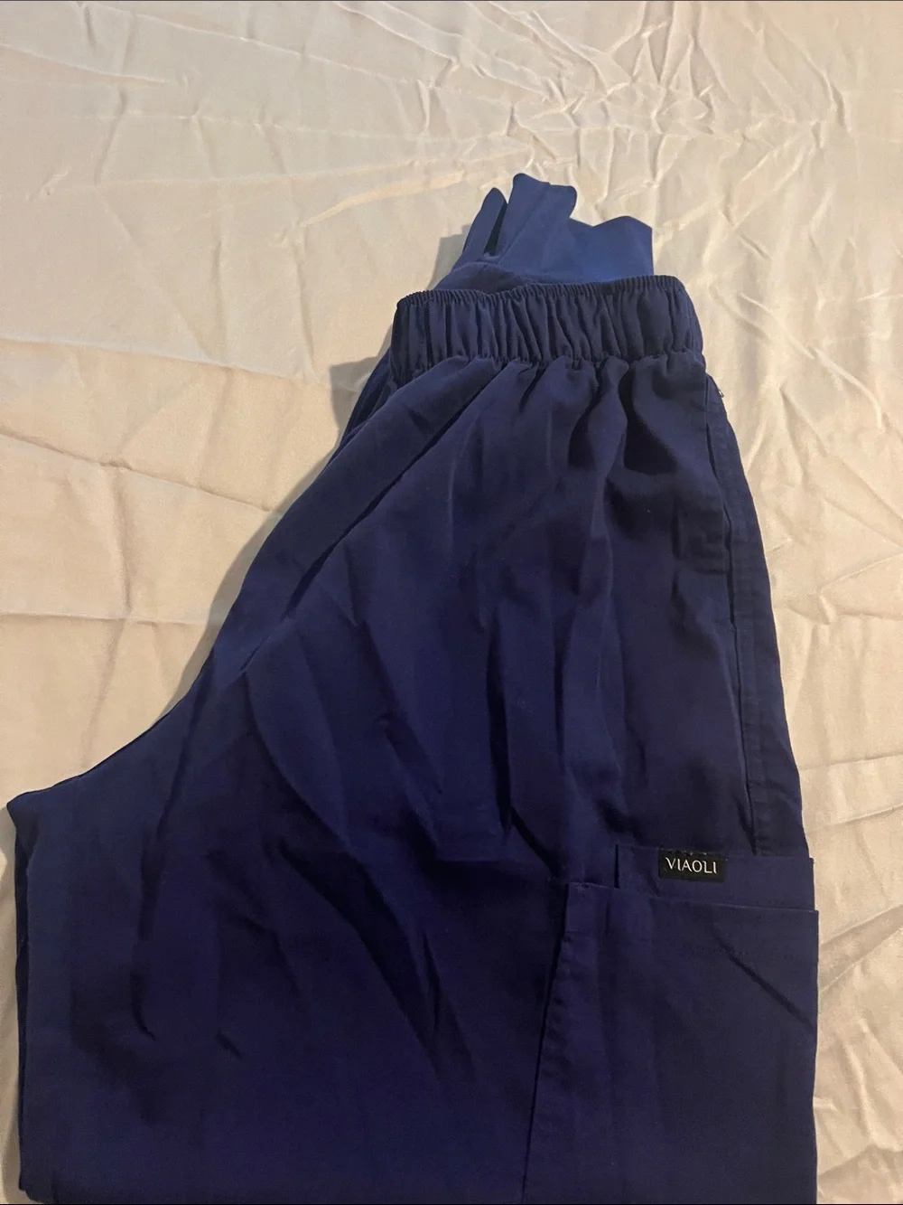 Navy Blue Jogger Scrub Pants